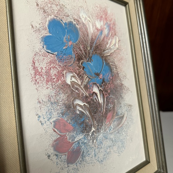 Vintage Signed Framed Art Original Oil painting on canvas - Picture 7 of 12